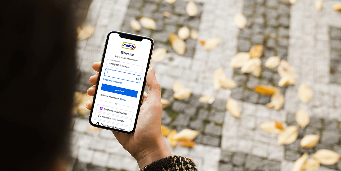 Catch auth login screen on a phone